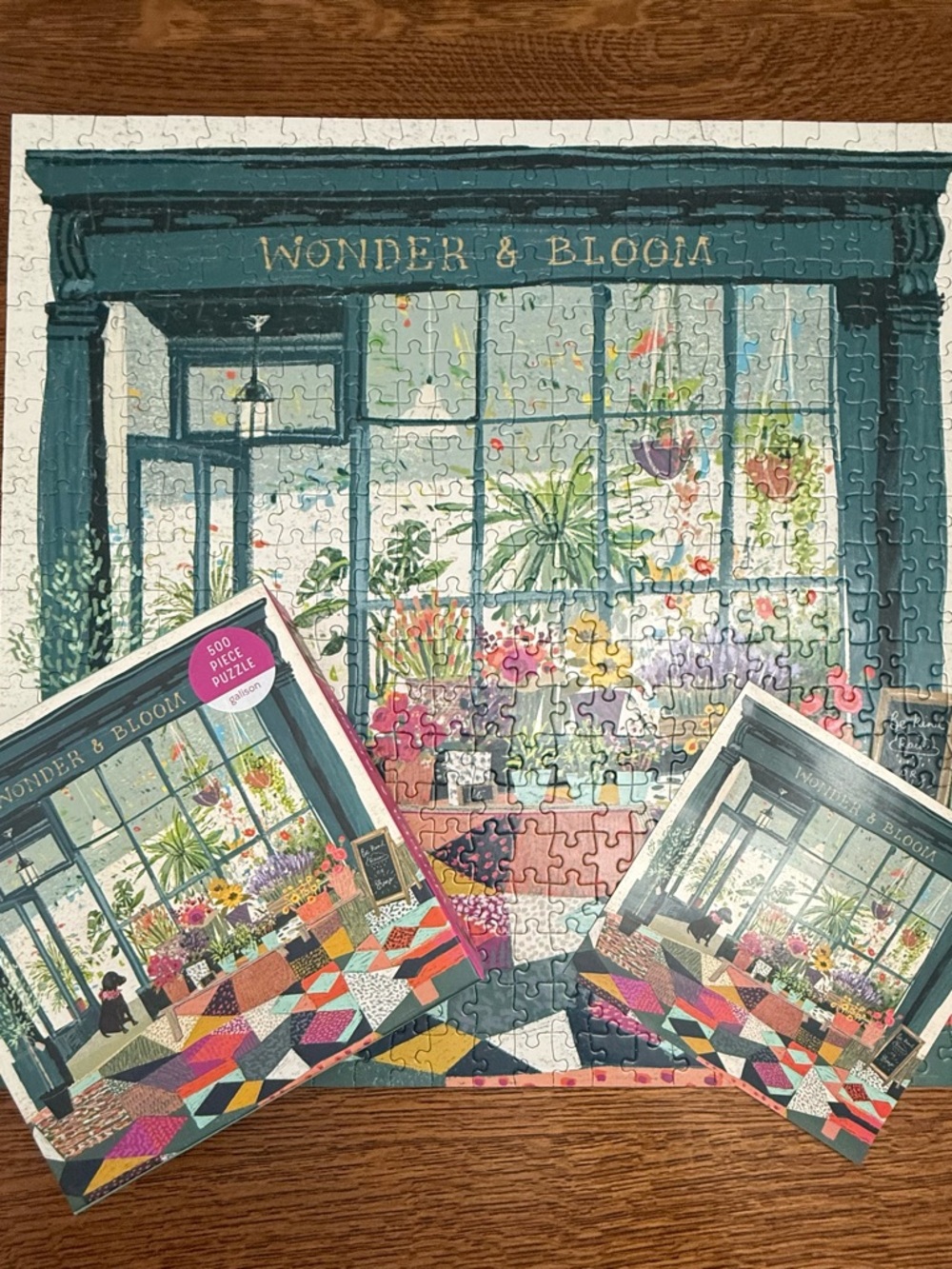 Galison Wonder & Bloom - 500 Piece Puzzle Complete